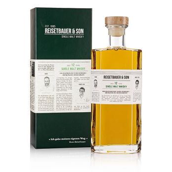 Single Malt Whisky Reisetbauer, 12 Jahre - limitierte Edition, 48% vol., 700 ml