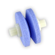 Ersatzsteinrolle Keramik 555, für Mino Sharp 550/BR, blau, grob, 1 St