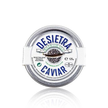 Desietra Baeriskaya Kaviar (Acipenser baerii), Aquakultur Deutschland, 125 g