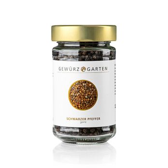 Gewürzgarten Pfeffer, schwarz, ganz, 120 g