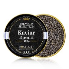 BOS FOOD Premium Selection Kaviar vom sibirischen Stör (Acipenser baerii), Aquakultur China, 250 g