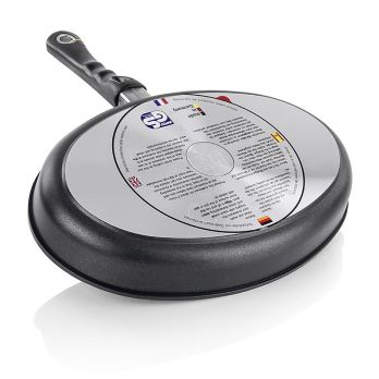 AMT Gastroguss, Grillpfanne, oval, mit BBQ-Rautenmuster 35x24cm, 1 St