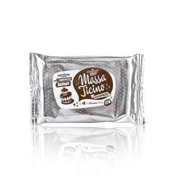 Massa Ticino - Tortengarniermasse, Chocolate Brown, Vegan, AZO-Frei, 250 g