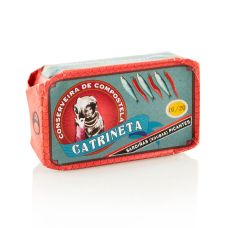 Sardinen, ganz, in Olivenöl und Chili, Catrineta, 120 g