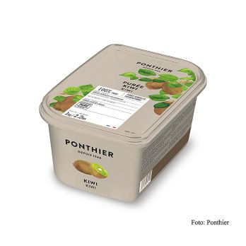 Püree - Kiwi, Sorte Hayward aus Adour, 100% Frucht, ungezuckert, TK, 1 kg