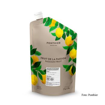 Ponthier Passionsfrucht Püree (Maracuja), mit Zucker, 2,5kg, 2,5 kg