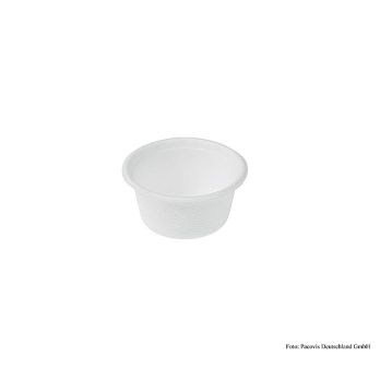 Einweg Naturesse Mini Becher Rund, 60ml, 4x5x3cm, Zuckerrohr, 100 St