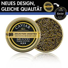 Selection Ossetra Kaviar (Acipenser gueldenstaedtii), 50 g