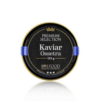 BOS FOOD Premium Selection - Ossetra/Osietra Kaviar, Acipenser gueldenstaedtii, China, 125 g