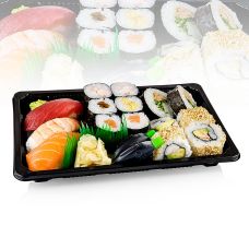 moSushi Lunch Box, 15 Stück + Beilagen, 340 g