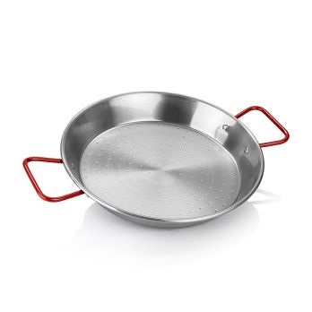 deBUYER Viva Espana Paella Pfanne, rote Griffe, 32cm (5026.32N), 1 St