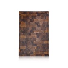 Maigo Schneidebrett Walnuss M, mit Saftrille, 40x28x3cm, Walnussholz, 1 St