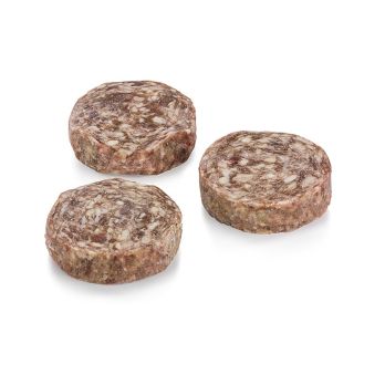 Mini Burger Patties - Red Heifer Beef Dry Aged, ø 5cm, eatventure, TK, 220 g, 4 x 55g