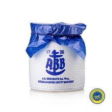 Düsseldorfer ABB-Senf - Das Original, mittelscharf, g.g.A., im Steinkrug, 250 ml