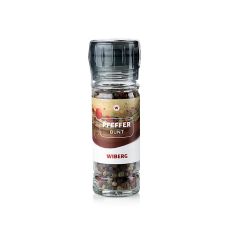 Wiberg Gewürzmühle Pfeffer, bunt, ganz, 43 g