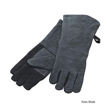 Rösle BBQ Grillhandschuhe, Leder, Paar (25031), 1 St