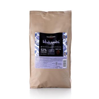 Valrhona Hukambi Lactée 53 %, Callets, Vollmilch Couverture (49787), 3 kg