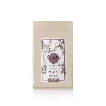 BOS FOOD - Espresso Deluxe, Arabica Kaffee -Mischung, ganze Bohne, 500 g