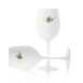 Käfer Cocktail Kelch aus Glas, weiss, 2 St