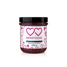 INFINITYLOVE Raspberry Fruchtaufstrich, 430 g