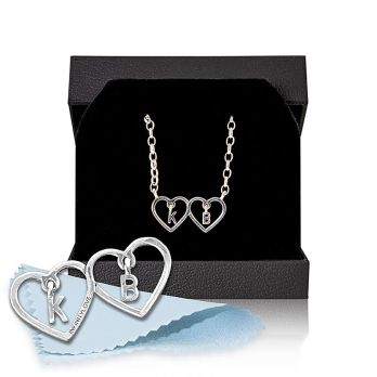 INFINITYLOVE Kette, 45cm, + Anhänger + Gravur, silber, 1 St