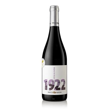 2023er Cotes du Rhône Rocca Maura, Rotwein, trocken, 14,5 % vol., Roquemaure VEGAN, 750 ml