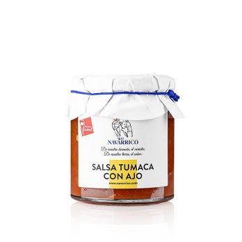 Salsa Tumaca con Ajo, Tomatensoße mit Knoblauch, Navarrico, 230 g