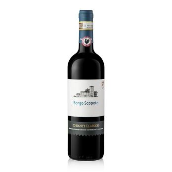 2022er Chianti Classico Rotwein DOCG, trocken, 13,5  % vol., Borgo Scopeto, 750 ml