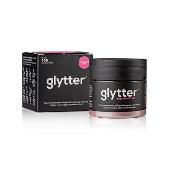 glytter Passionate Pink, Lebensmittelglitzerpuder, 10 g