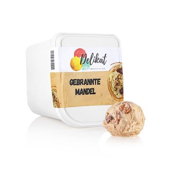 Delikat - Gebrannte Mandel Milcheis, TK, 2,5 l