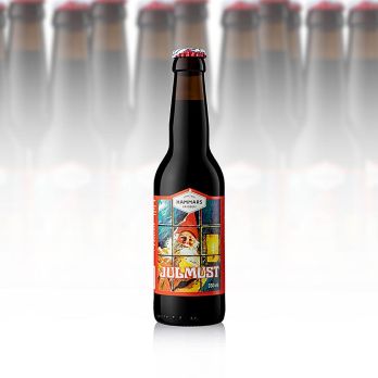 Hammars Julmust - Erfrischungsgetränk mit Malzgeschmack, Schweden, 4,62 l, 14 x 330ml