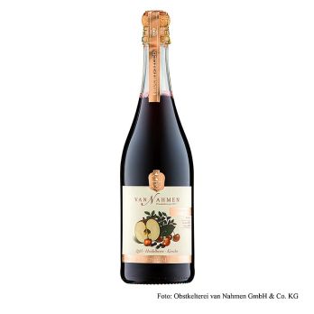 Van Nahmen Apfel-Heidelbeere-Kirsche Fruchtsecco, alkoholfrei, 750 ml