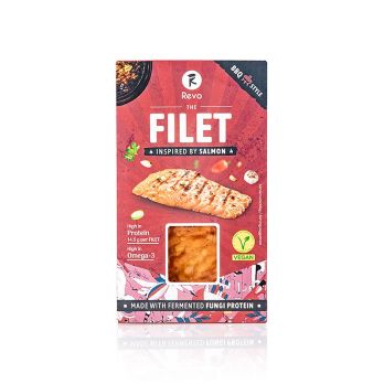 Revo - The Filet BBQ Style, inspiriert von Lachs (vegan), TK, 100 g