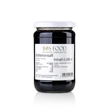 BOS FOOD Schlehensaft, naturrein & ungezuckert, 680 ml