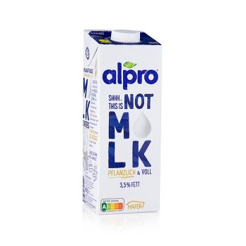 NOT MLK, pflanzliche Milchalternative aus Hafer, 3,5% Fett, alpro, 1 l