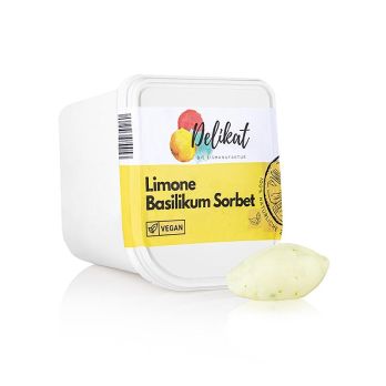 Delikat - Limone - Basilikum Sorbet, TK, 2,5 l
