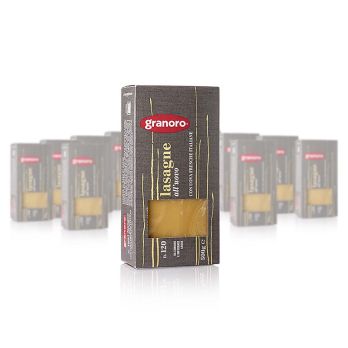 Granoro Lasagne mit Ei, 82 x 60 x 1mm, No.120, 6 kg, 12 x 500g