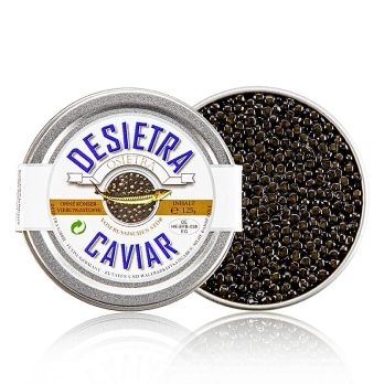 Desietra Osietra Kaviar (gueldenstaedtii), Aquakultur, ohne Konservierungsmittel, Deutschland, 125 g