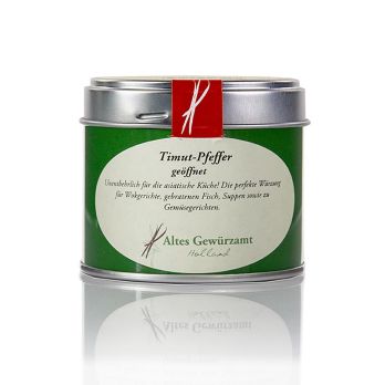 Timutpfeffer aus Nepal, ganz, geöffnet, Altes Gewürzamt, 40 g