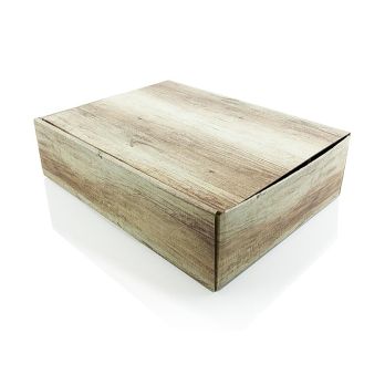 Weinpräsentkarton, Wood, für 3 Flaschen à 0,75 l, 1 St