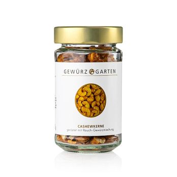Gewürzgarten Cashewkerne, ganz, mit Rauchgewürz, 110 g