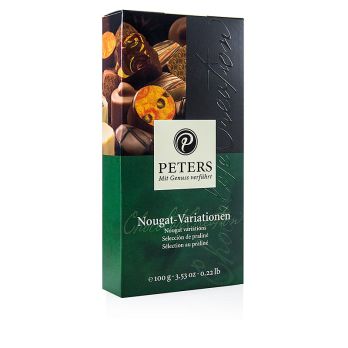 Pralinen - Mischung Nougat-Variationen, 8 Stück, Peters, 100 g, 8 St