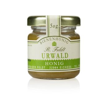 Urwald-Honig, flüssig bis cremig, lieblich aromatisch, Portionsglas, 50 g