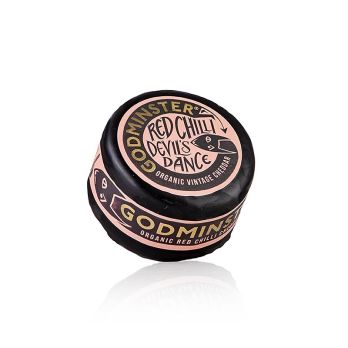 Red Chili Devils Dance - scharfer Cheddar Hartkäse, Godminster, BIO, 200 g