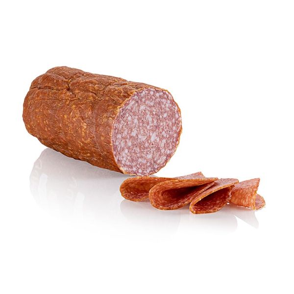 Vulcano Ariatella, luftgetrocknete Salami am Stück und in Scheiben