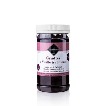Griottes - Sauerkirschen, in Kirschbranntwein, ohne Kern ohne Stiel, 15% vol., 1 kg
