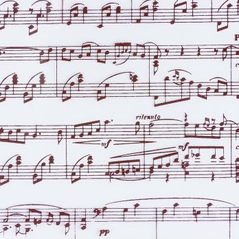 Dekor-Abziehfolie Musiknoten-Blatt für Schokolade, 40x25cm, 17 Blatt