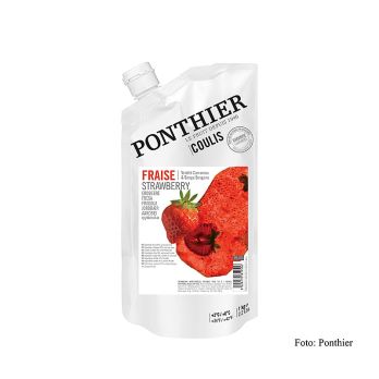 Coulis / Sauce - Rote Früchte Mix, mit Zucker, 1 kg