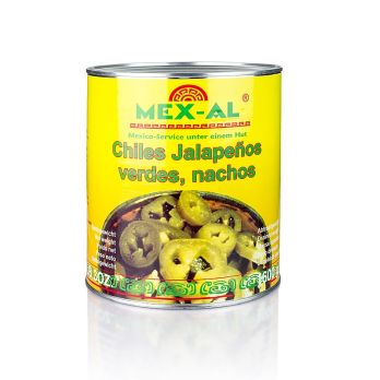 Chili Schoten - Jalapenos, geschnitten, 2,8 kg