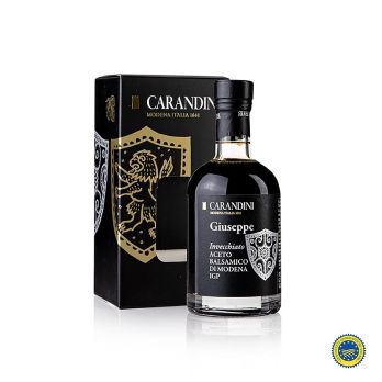Aceto Balsamico Modena g.g.A., Giuseppe, invecchiato, Carandini (Präsentkarton), 250 ml